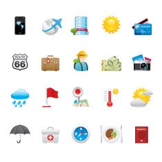 Travel Icons N43