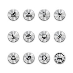 Steel Business Buttons N2