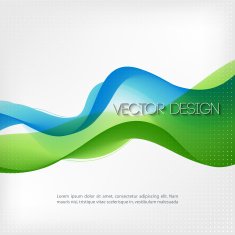 Abstract waved line vector background N6