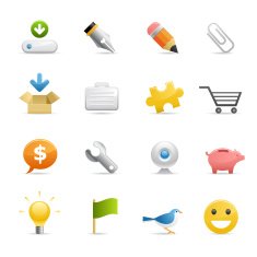 Color web icons N3