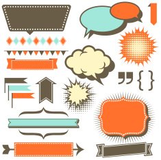 Retro Copy Space Elements