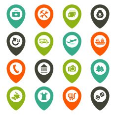 Map Navigation icons N3