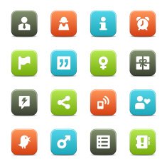 Social Network Icons N14