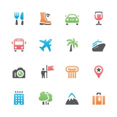 Travel Icons N45