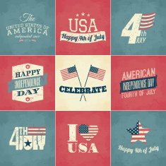 Independence Day Cards Set N2