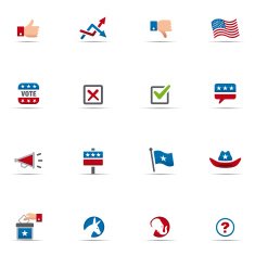 Icon Set Politics Color N2