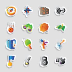 Icons for travel and leisure N2