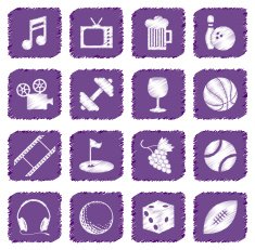 Recreation Icons and Symbols