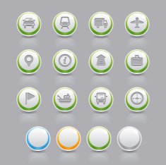 travel and transport icons