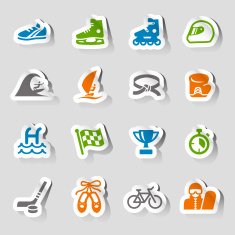 Stickers - Sport icons