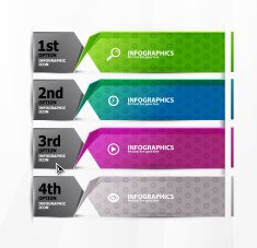 Vector infographic banners