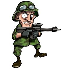 Jungle Camouflage Soldier