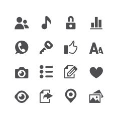 Social Media Icons N80