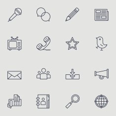 Communication Icons N68
