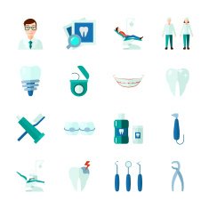 Dental Icons Set