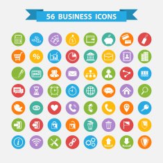 Business icons set N69