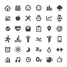Fitness Icons - Big Series