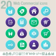 Web and commercial icons N2
