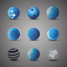 Collection Of Globe Designs N3