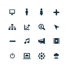 Social media icons set N10