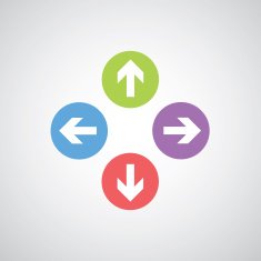 vector arrow sign icon