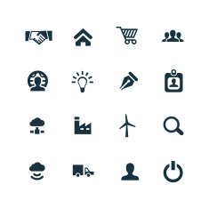 B2B Icons Set Free Image Download