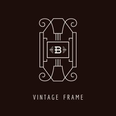 Art Deco Style Elegant Monogram - Design Template N2