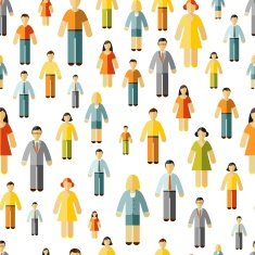 Social networking seamless pattern