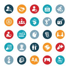 Recruiting and Hiring Icons