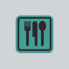 Fork Knife Spoon Vector Icon