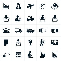 Shipping and Logistics Icons N9