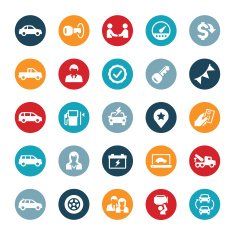 Auto Dealership Icons