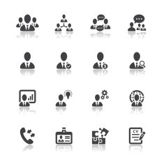 Management and Human Resource Icons N4