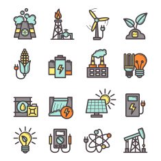 Energy Icons Set