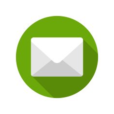Flat E-mail Envelope Delivery News Message