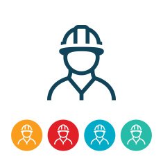 Construction Worker Icon N2