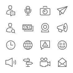 Social Media Icons N87