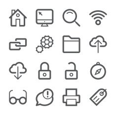 Internet and Website Icons set 1