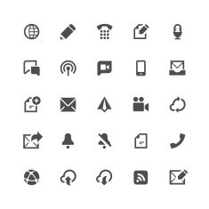 Communication Icons N77