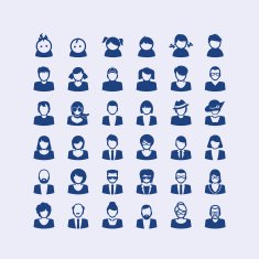 Set of avatar icons N15