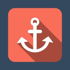 anchor vector icon
