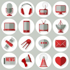 Media Icons Set N11