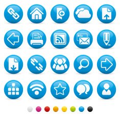 Internet and Media Buttons