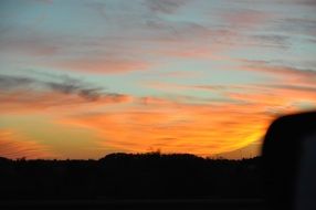 wonderful fire sunset