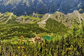 Tatry Slovakia top view lamb summit