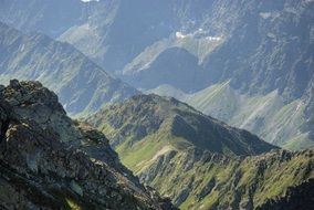 tatry mountains aerial view