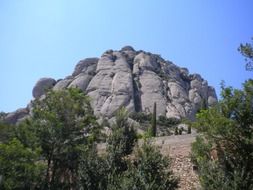 amazing montserrat mountain , spain