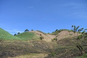 green hills as part of the landscape