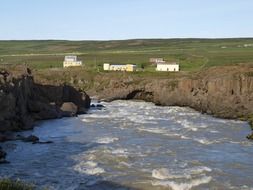 Iceland landscape river