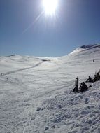 Landscape of Norway mountains